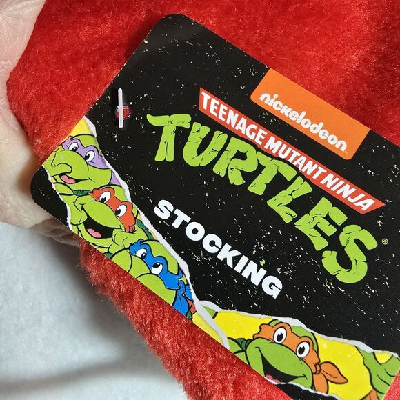 Teenage Mutant Ninja Turtles Nickelodeon Christmas Kids SILKY Stocking NEW NWT - Picture 5 of 5